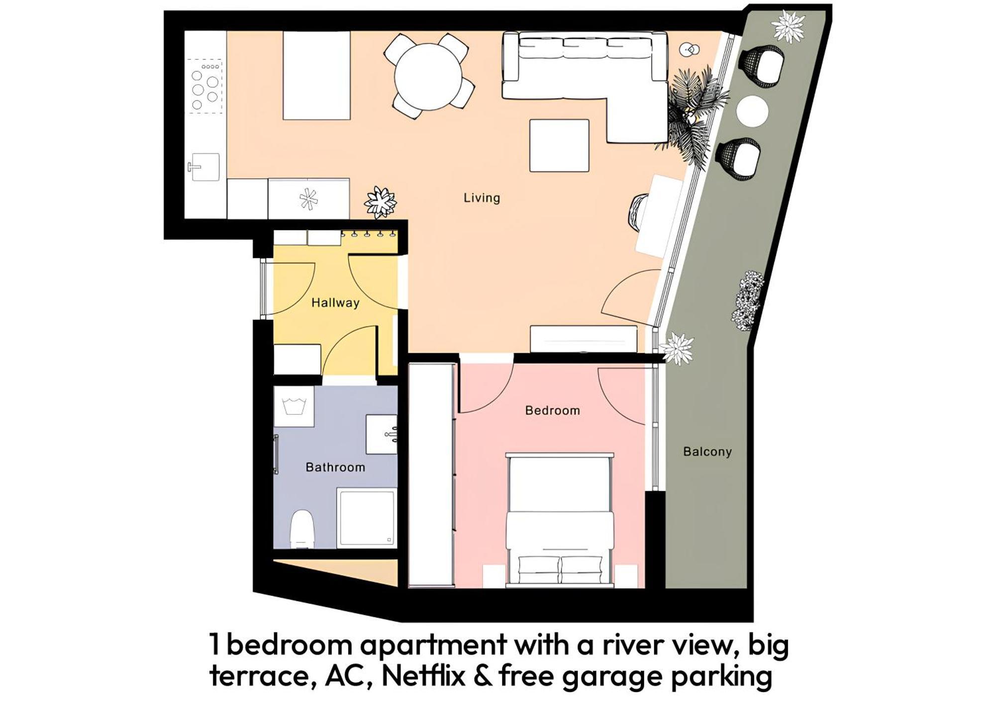 Fully Equipped Apartments With Terraces, Free Garage Parking, Netflix & Ac - By Apartmany Slapanice Cz Exterior foto